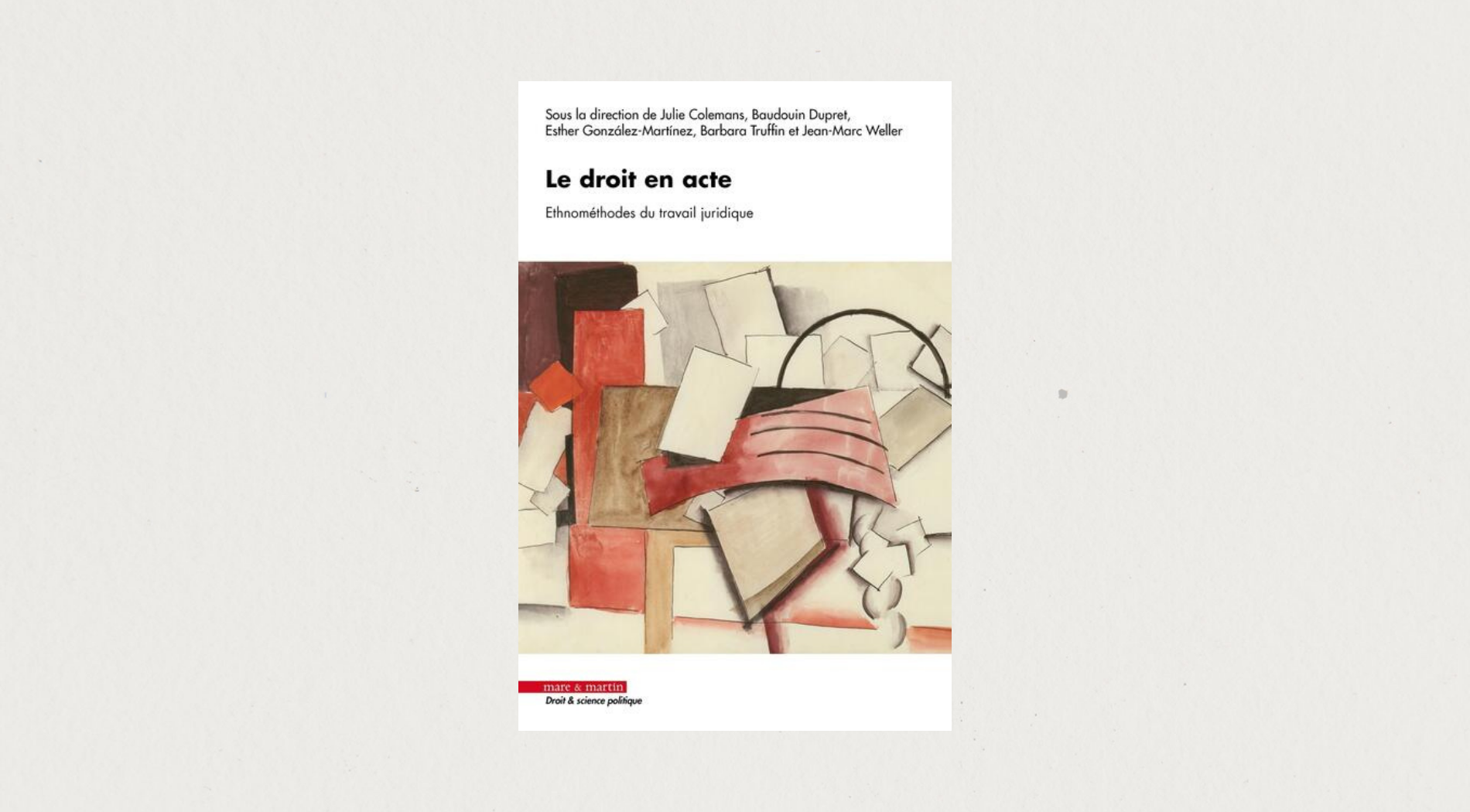 Illustration de l'article Le droit en acte 